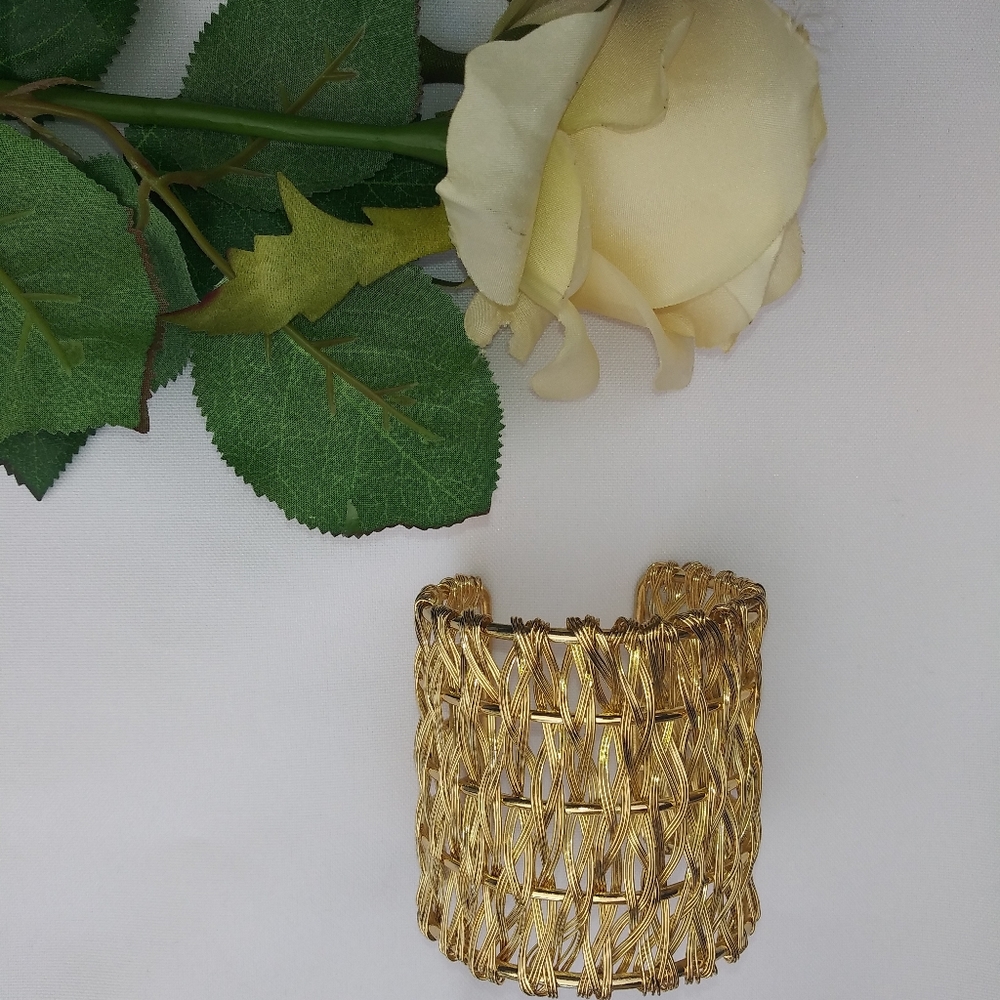Gold Fashion Cuff
